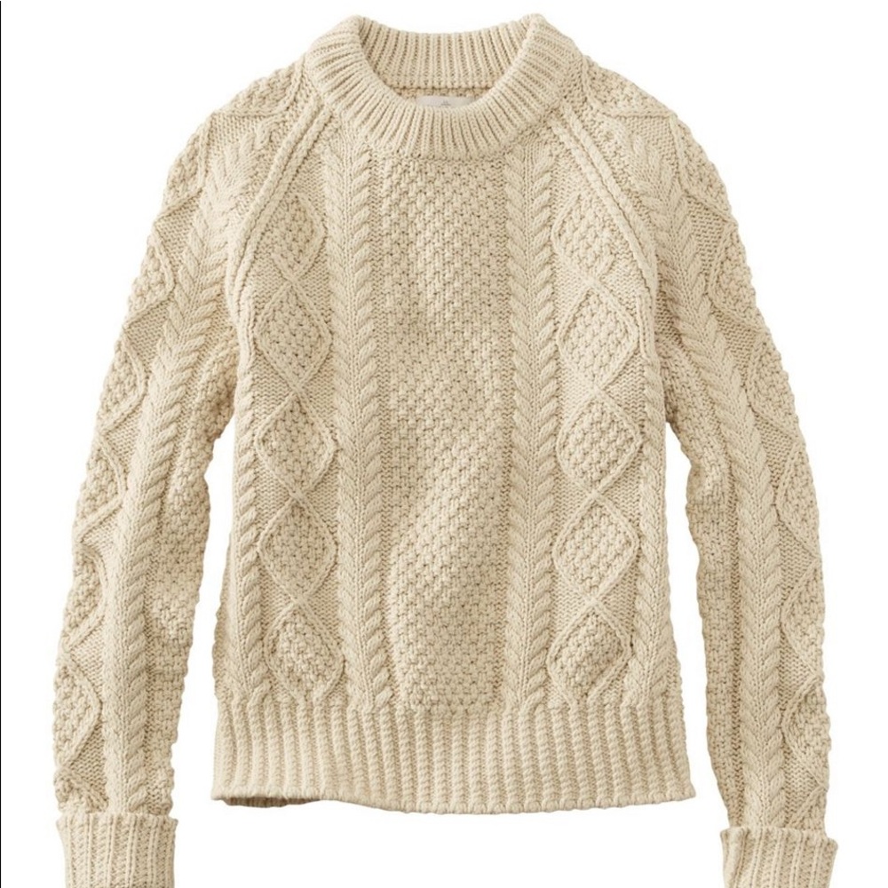 Ll bean fishermen sweater